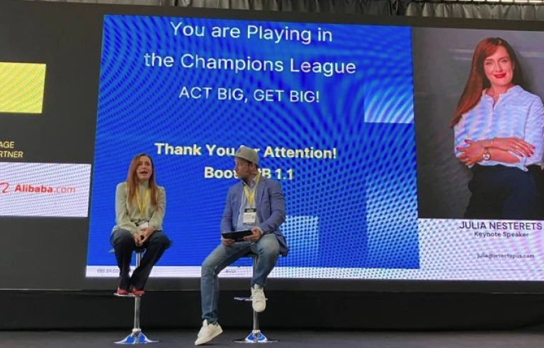 JetOctopus speakers on a conference panel discussion