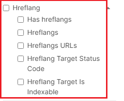 How to check hreflang with JetOctopus - STEP 5 - JetOctopus