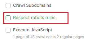 How to crawl a staging website blocked by robots txt - Step 5 - JetOctopus