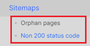 How to check XML Sitemaps with JetOctopus - orphan URLs