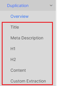 The easy way to check for duplicate content - Step 6 - JetOctopus