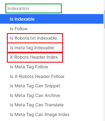 Why are URLs being displayed as non-indexable in crawl results - JetOctopus - Step 4