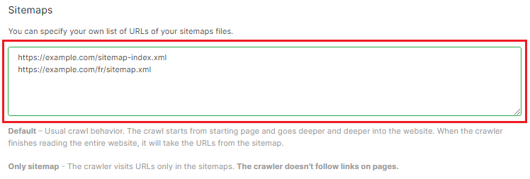 How to crawl sitemaps - JetOctopus