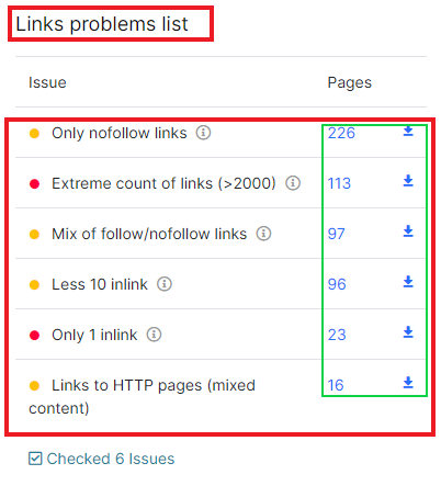How to analyze internal linking with JetOctopus - Step 8