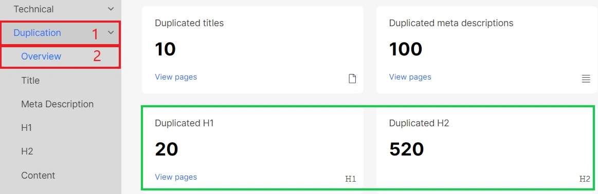 How to check all headings with JetOctopus - JetOctopus - 2 How to check all headings with JetOctopus - JetOctopus - 2