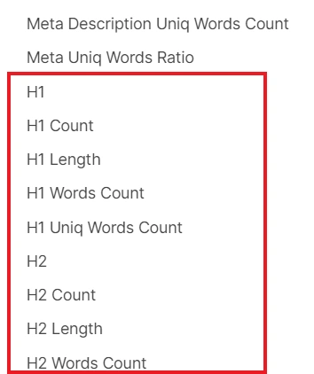How to check all headings with JetOctopus - JetOctopus - 6 How to check all headings with JetOctopus - JetOctopus - 6