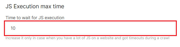 How to configure crawl for JavaScript websites - JetOctopus - Step 3