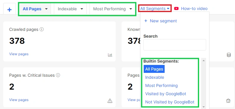 How to create segments - JetOctopus - 1 How to create segments - JetOctopus - 1