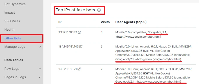 How to analyze what types of search robots visit your website - JetOctopus - 6 How to analyze what types of search robots visit your website - JetOctopus - 6