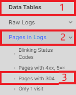 How to audit 304 pages visited by GoogleBot and other bots - JetOctopus - 3