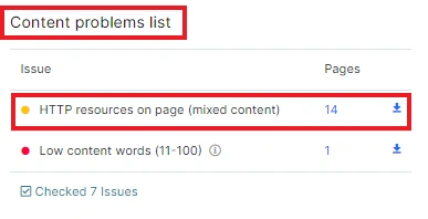 How to check HTTP resources on page with JetOctopus - 3 How to check HTTP resources on page with JetOctopus - 3