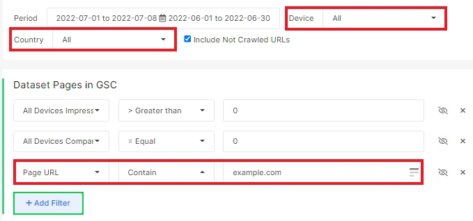 How to find the newest pages in SERP - Jetoctopus - Step 6