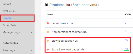 How to find the slowest pages visited by search engines - JetOctopus - 4