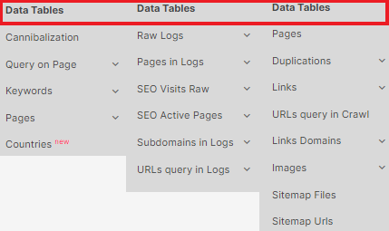 How to join datasets - JetOctopus - 1