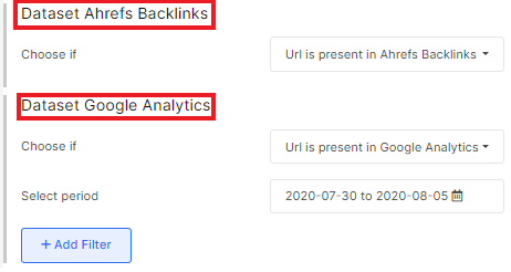 How to join datasets - JetOctopus - 7