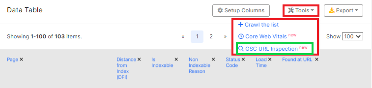 JetOctopus Product Update. GSC URL Inspection Tool - 2