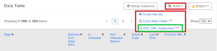 JetOctopus Product Update. GSC URL Inspection Tool - 2