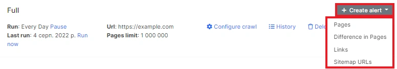Guide to creating alerts tips that will help not miss any error JetOctopus - 14 Guide to creating alerts tips that will help not miss any error JetOctopus - 14