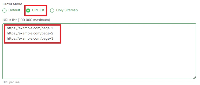 How to use the list mode 5 tips to crawl your website effectively - JetOctopus crawler - 1 How to use the list mode 5 tips to crawl your website effectively - JetOctopus crawler - 1