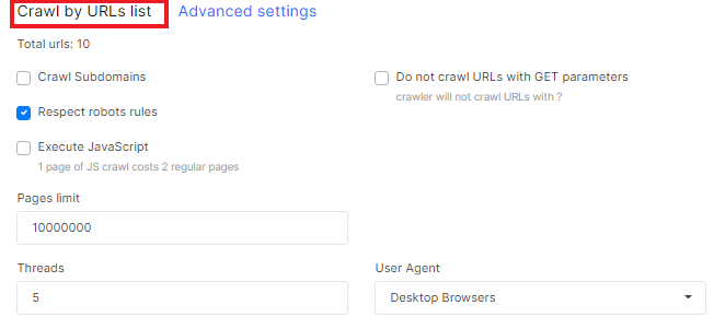 How to use the list mode 5 tips to crawl your website effectively - JetOctopus crawler - 7