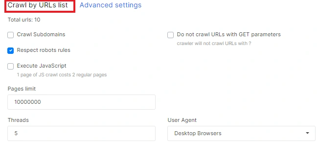 How to use the list mode 5 tips to crawl your website effectively - JetOctopus crawler - 7 How to use the list mode 5 tips to crawl your website effectively - JetOctopus crawler - 7