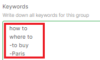 Product Update. Analyze the effectiveness of keywords in SERPs with Keywords Group Tool - 4