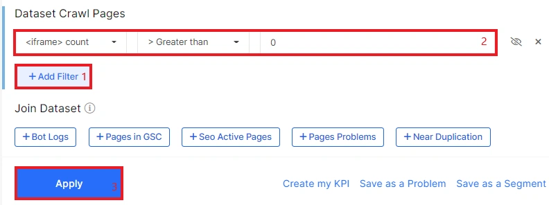 How to find and bulk export URLs with iFrames - JetOctopus - 3 How to find and bulk export URLs with iFrames - JetOctopus - 3