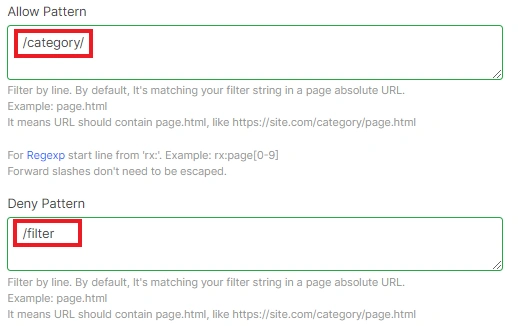How to use Include and Exclude settings when configuring a crawl - JetOctopus - 3 How to use Include and Exclude settings when configuring a crawl - JetOctopus - 3
