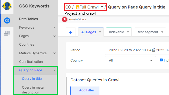 How to analyze queries in the title and description - 2