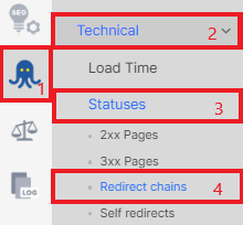 How to check redirects during a website migration with JetOctopus - 8
