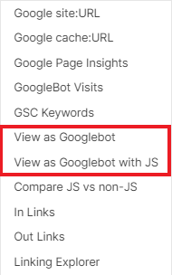 How to view a website as a Googlebot using JetOctopus - 6