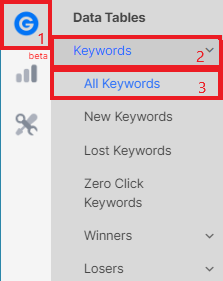 How to find all the keywords for which your website is ranking on Google - JetOctopus - 3