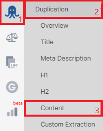 How to check for duplicate content using JetOctopus - 2