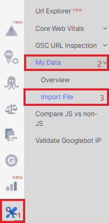 How to import your own data to JetOctopus - 1