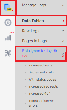 Product Update. Bot Dynamics by directories - JetOctopus - 1