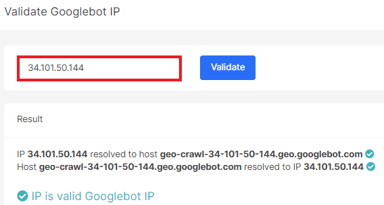 Product Update. Verifying Googlebot with JetOctopus - 2
