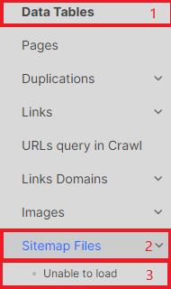 Product Update. Introducing New Datatables in Sitemaps Dataset - JetOctopus crawler -1