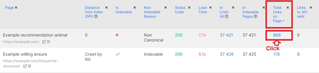 A step-by-step tutorial on analyzing outlinks on a page - JetOctopus - 8