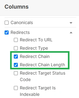 Product Update. New Redirect Chains data table - JetOctopus