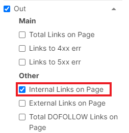 How to count the number of outlinks on the page - JetOctopus - 6