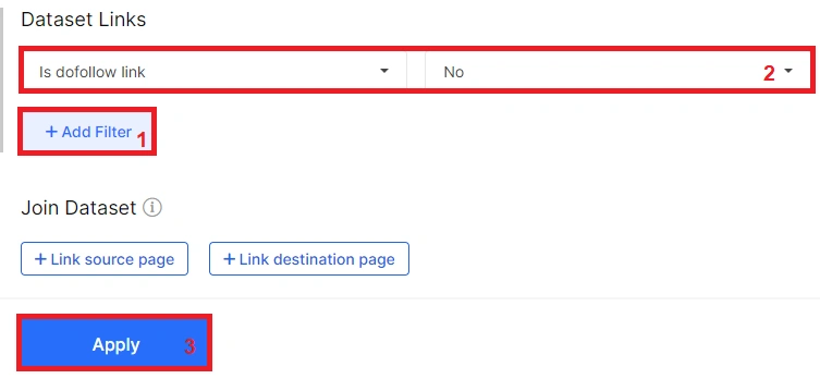 How to find all nofollow internal links pointing to indexable pages - JetOctopus SEO Crawler 3