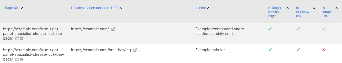 How to find out the number of internal outlinks on a page - JetOctopus - 6
