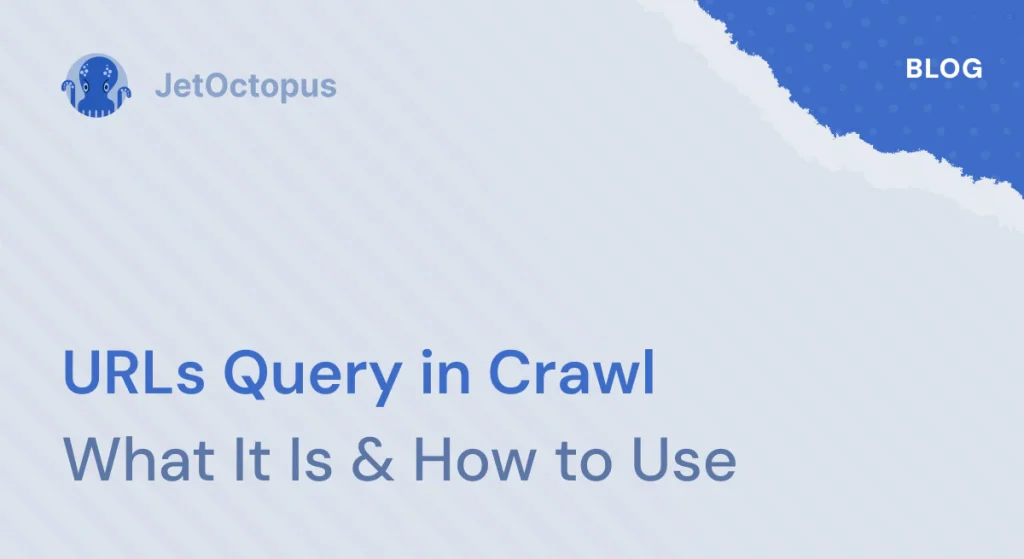 What is the "URLs Query in Crawl" report and how to use it