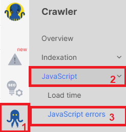 How to find pages with JS errors - JetOctopus - 2