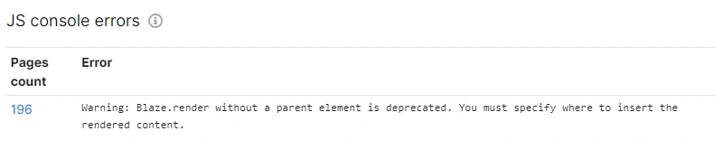 How to find pages with JS errors - JetOctopus - 3 How to find pages with JS errors - JetOctopus - 3