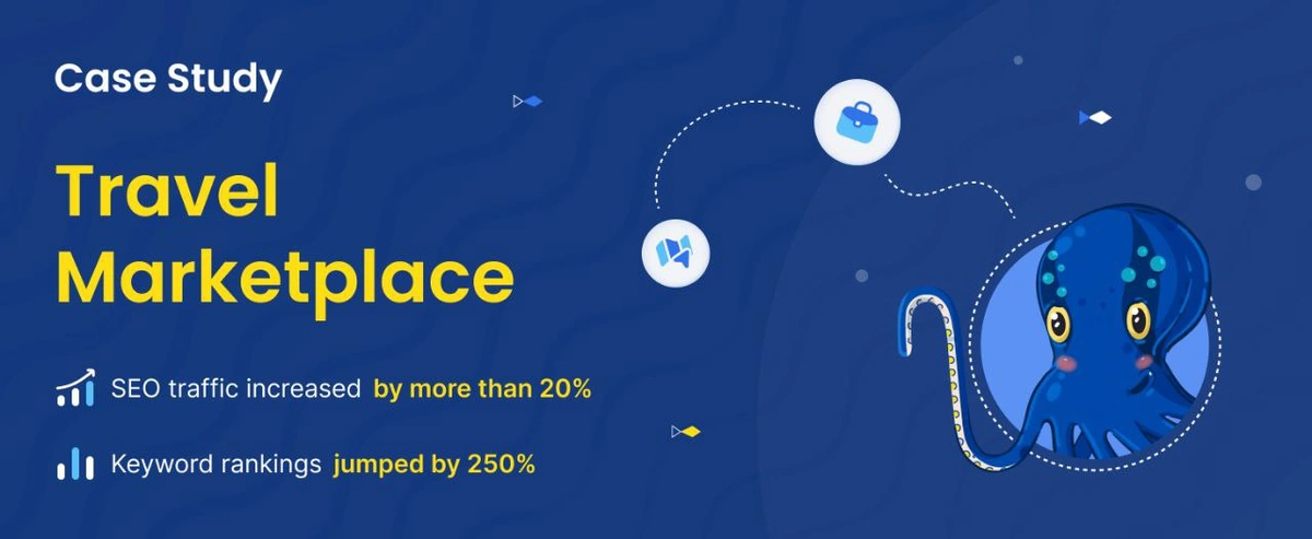 Case Study. Travel Marketplace - JetOctopus SEO Crawler