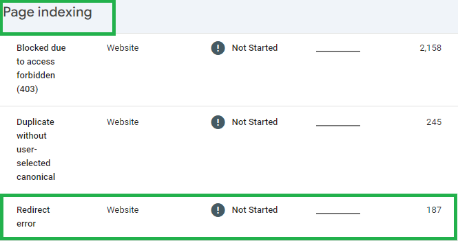 How to fix redirect errors in Google Search Console 1