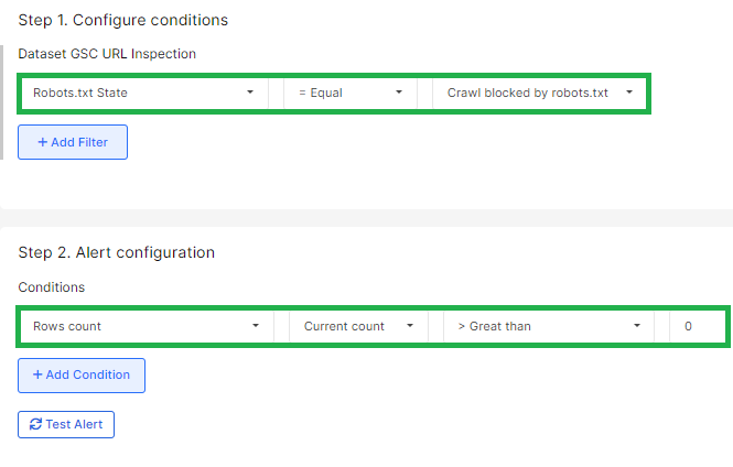 How to receive a quick notification if an important page is blocked by the robots.txt file 8