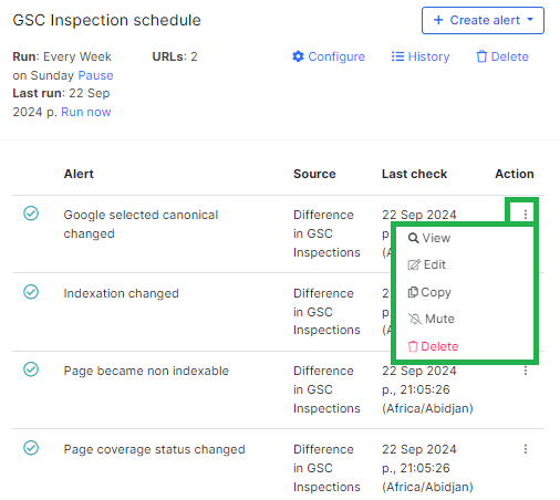 How to set up GSC Inspection Alerts step-by-step guide 5