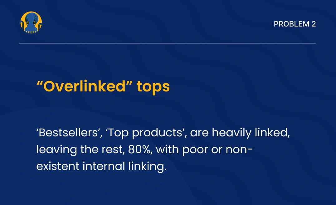 Heavily linked top pages as a SEO problem